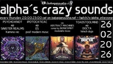 alpha.s crazy sounds: darkpsy*psycore*hitech · 26 Feb 26, 20:00