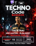 Techno Code  (130 - 140bpm) w/ TACKTHAI, by Rave Times · 11 mar 26, 22:00