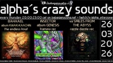 alpha.s crazy sounds: darkpsy * psycore * hitech * · 26.03.26, 20:00