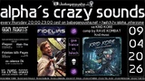 alpha.s crazy sounds: goatrance + hitech · 9 Apr 26, 20:00