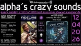 alpha.s crazy sounds: goatrance vs hitech · 12 Apr 26, 20:00