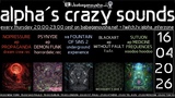 alpha.s crazy sounds · 16 Apr 26, 20:00