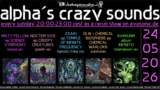 alpha.s crazy sounds: DARKPSY & HITECH · 24 May 26, 20:00