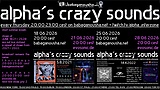 alpha.s crazy sounds rerun · 21 Jun 26, 20:00