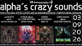 alpha.s crazy  sounds: DARKPSY EXPERIMENTAL PSYCORE HITECH · 3 Sept 26, 20:00